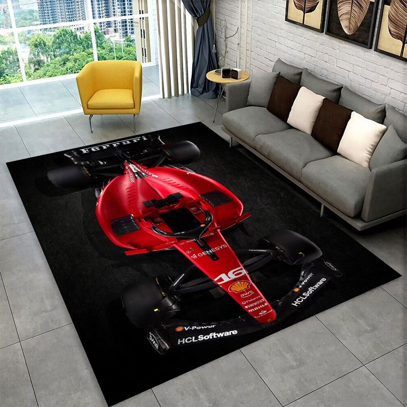 Camping Quad - Retro F-Ferrarii Racing Car Moto Non-Slip