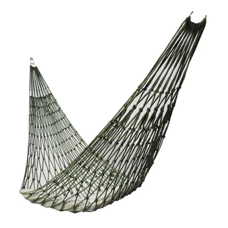 Outdoor Camping Hammock - Nylon Rope Meshy Hammock for Outdoor