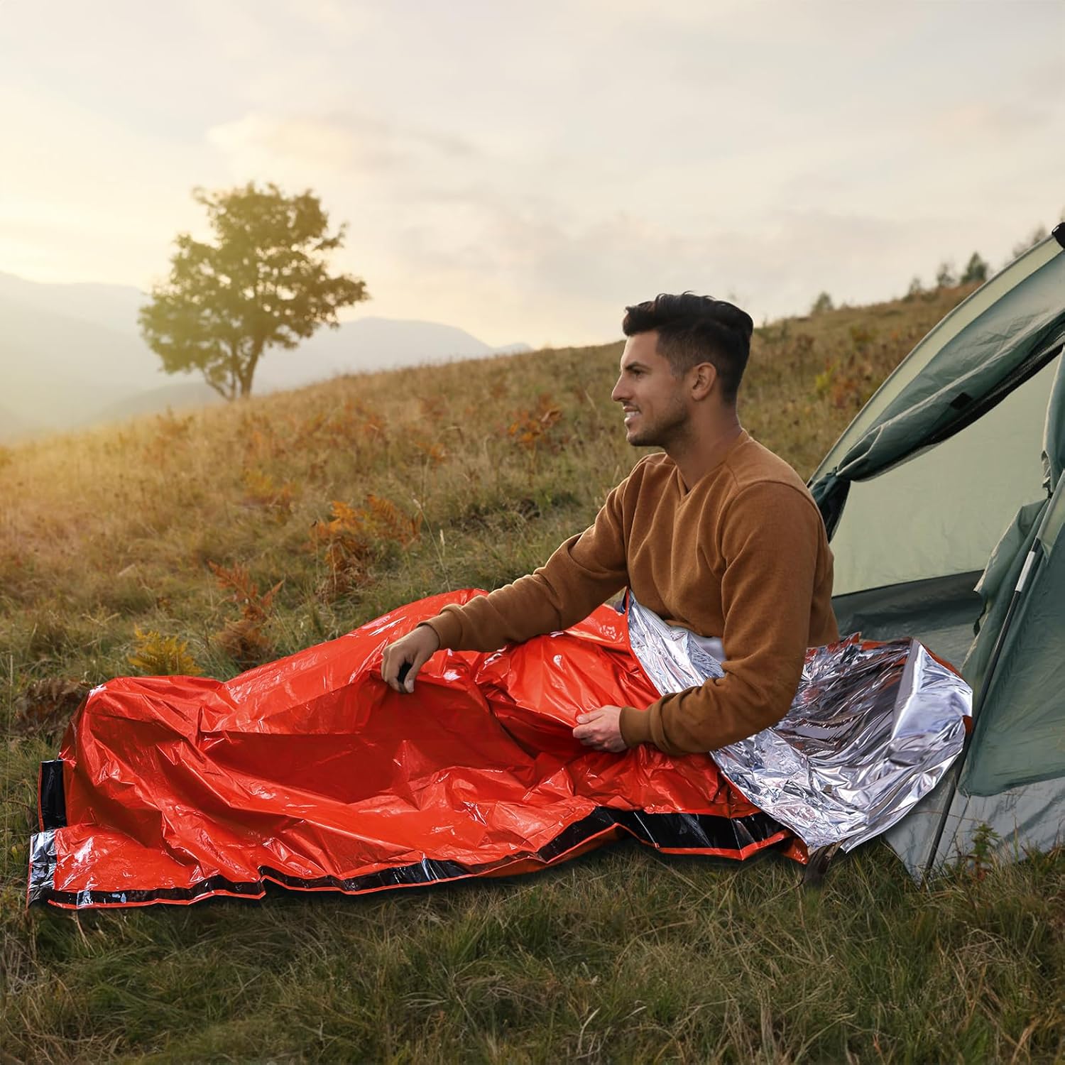 Multi-pack emergency sleeping  - Outdoor Camping Activities For Adults recension och pris