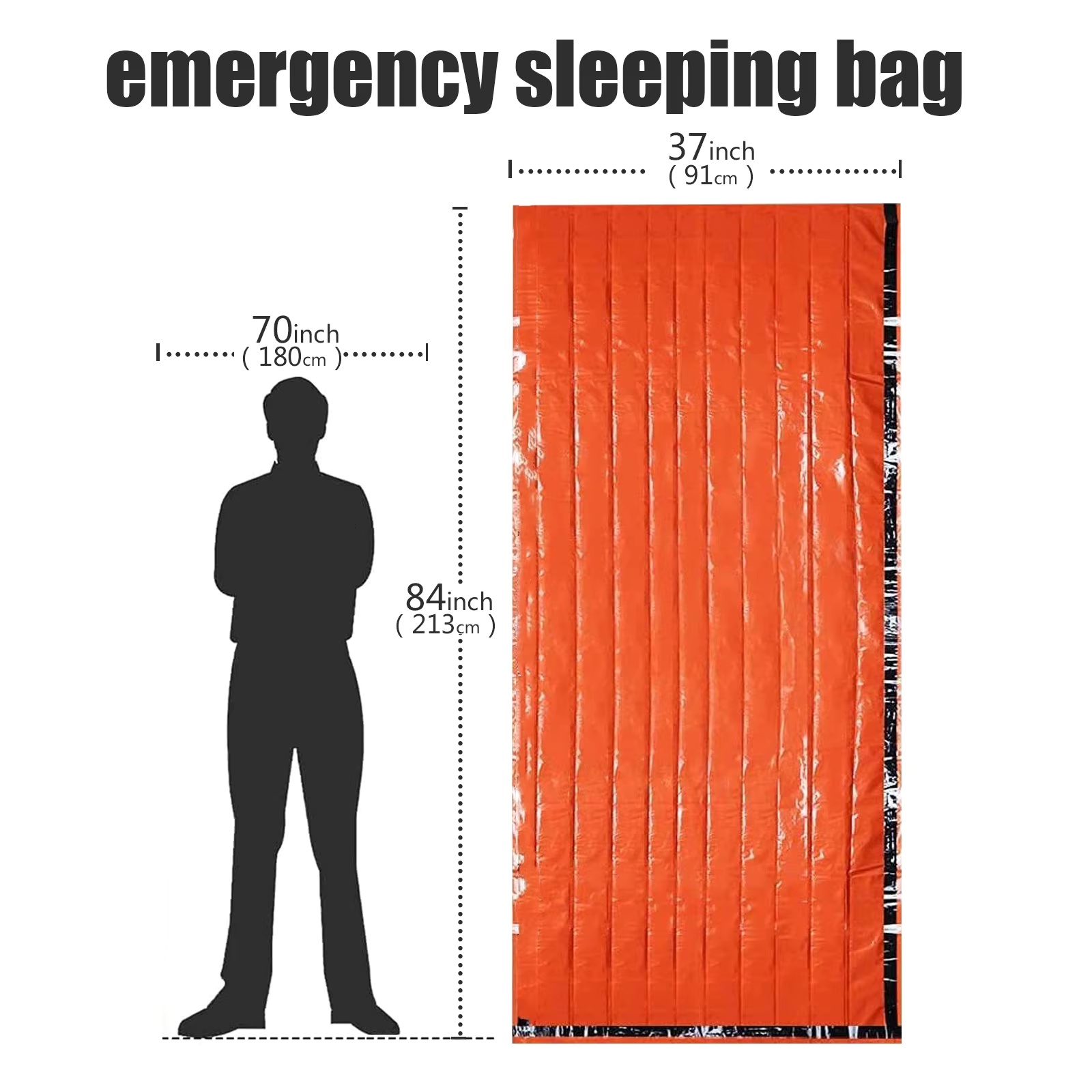Multi-pack emergency sleeping  - Outdoor Camping Activities For Adults recension och pris