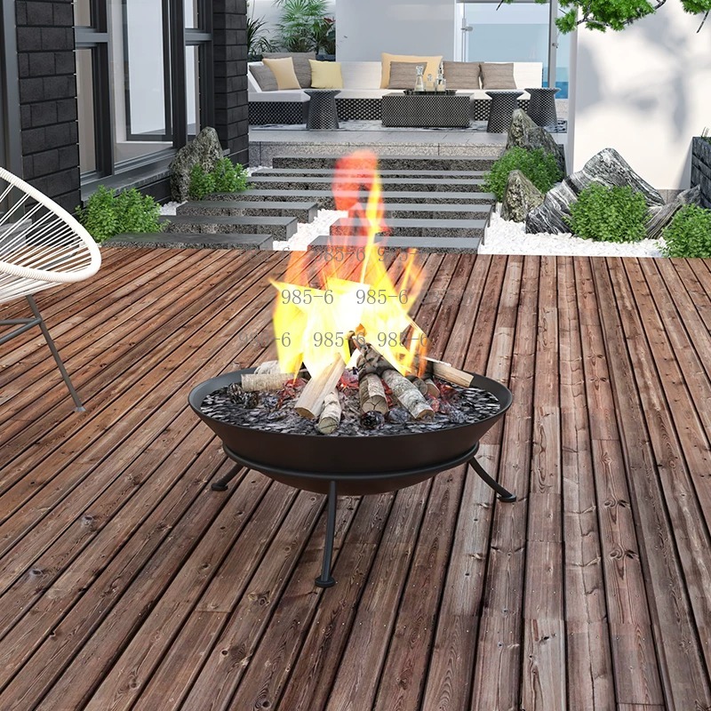 60cm  modern outdoor cast iron - Outdoor Camping Fireplace recension och pris