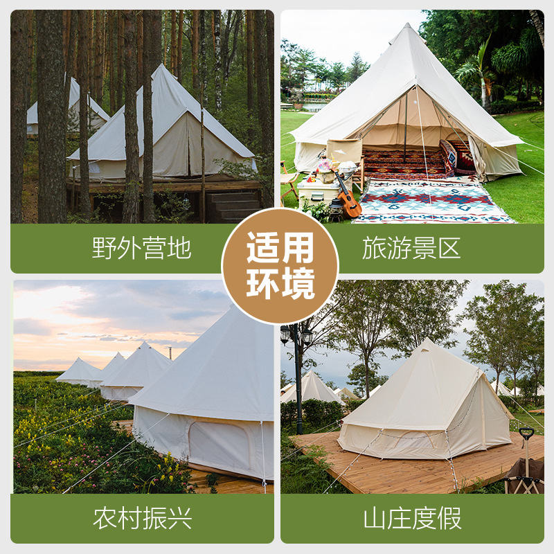 Outdoor Indian yurt tent camp  - Outdoor Yurt Camping recension och pris