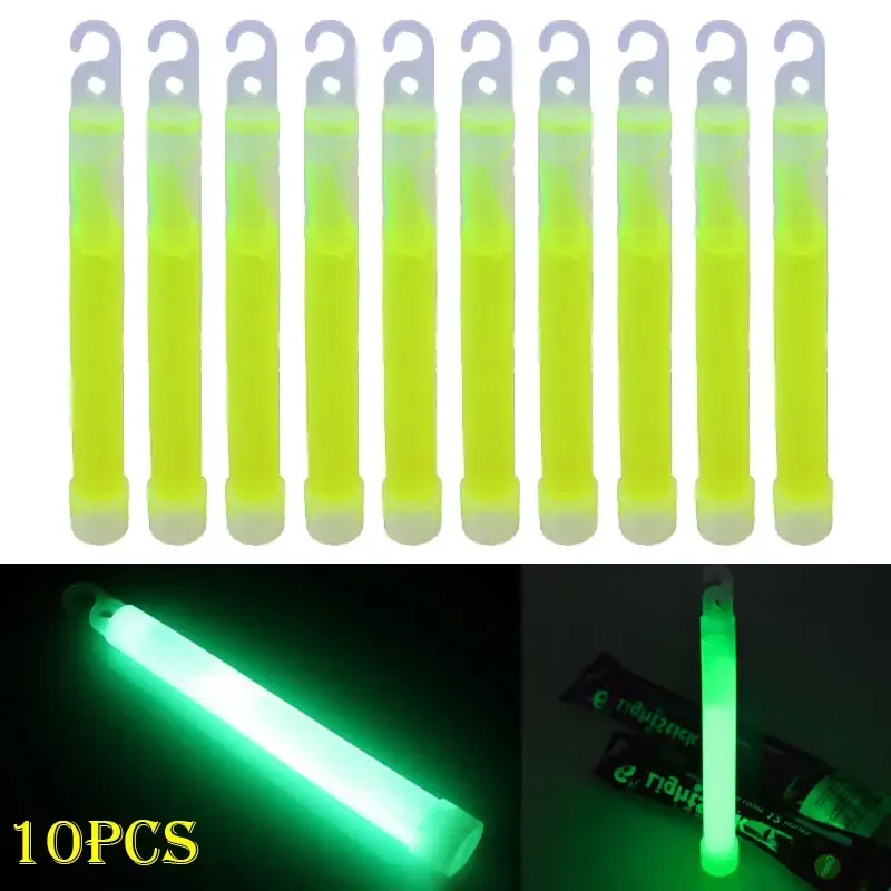 3Q-10pcs Glow Sticks with Hook - Glow Sticks Survival recension och pris
