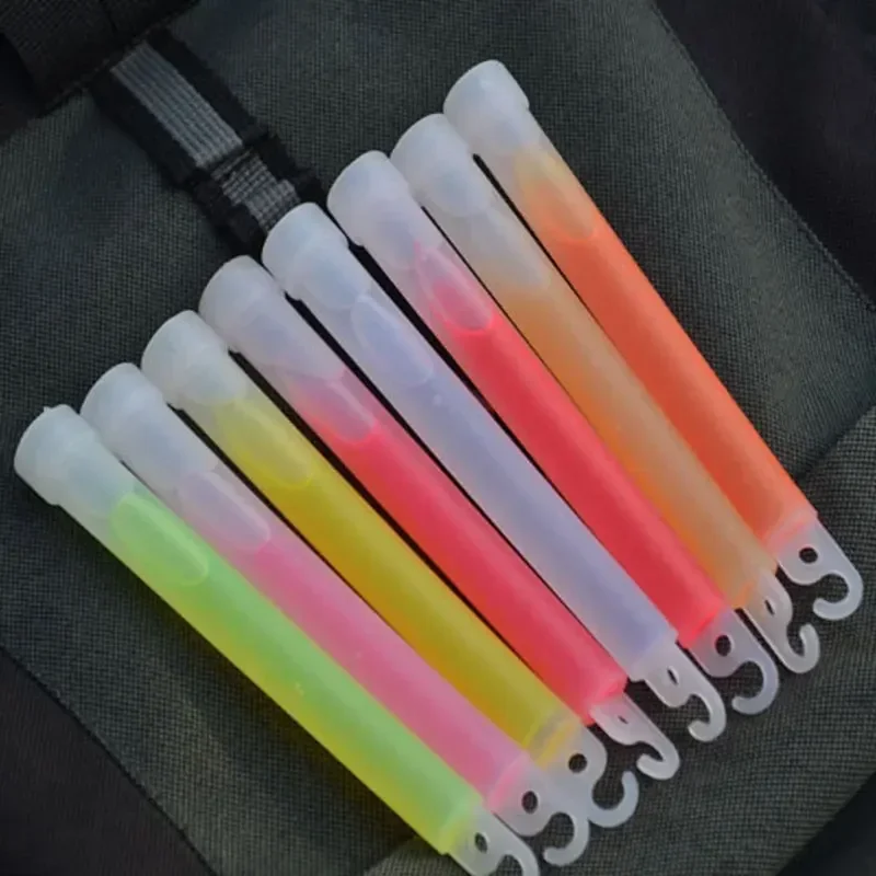 3Q-10pcs Glow Sticks with Hook - Glow Sticks Survival recension och pris