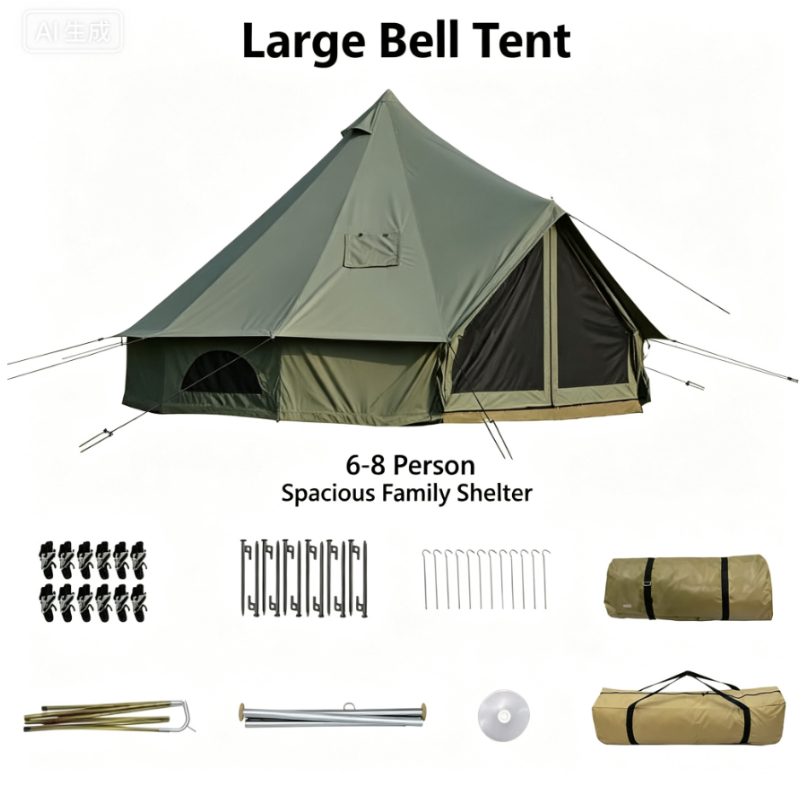 Oxford Cloth Pyramid Tent Wate - Outdoor Yurt Camping recension och pris