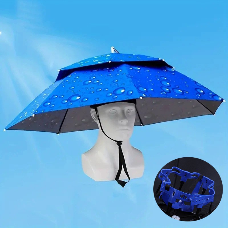 Double Layer Adjustable Fishin - Outdoor Camping Umbrella recension och pris