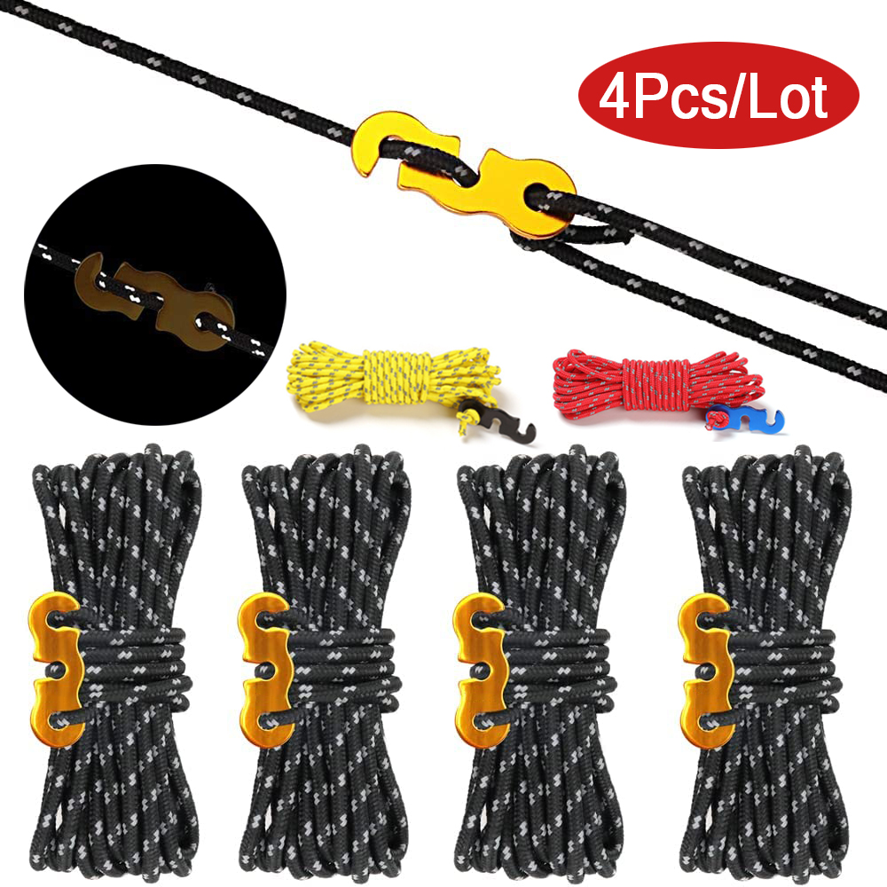 4Pcs Outdoor Guy Lines Tent Co - Outdoor Camping Tarp recension och pris