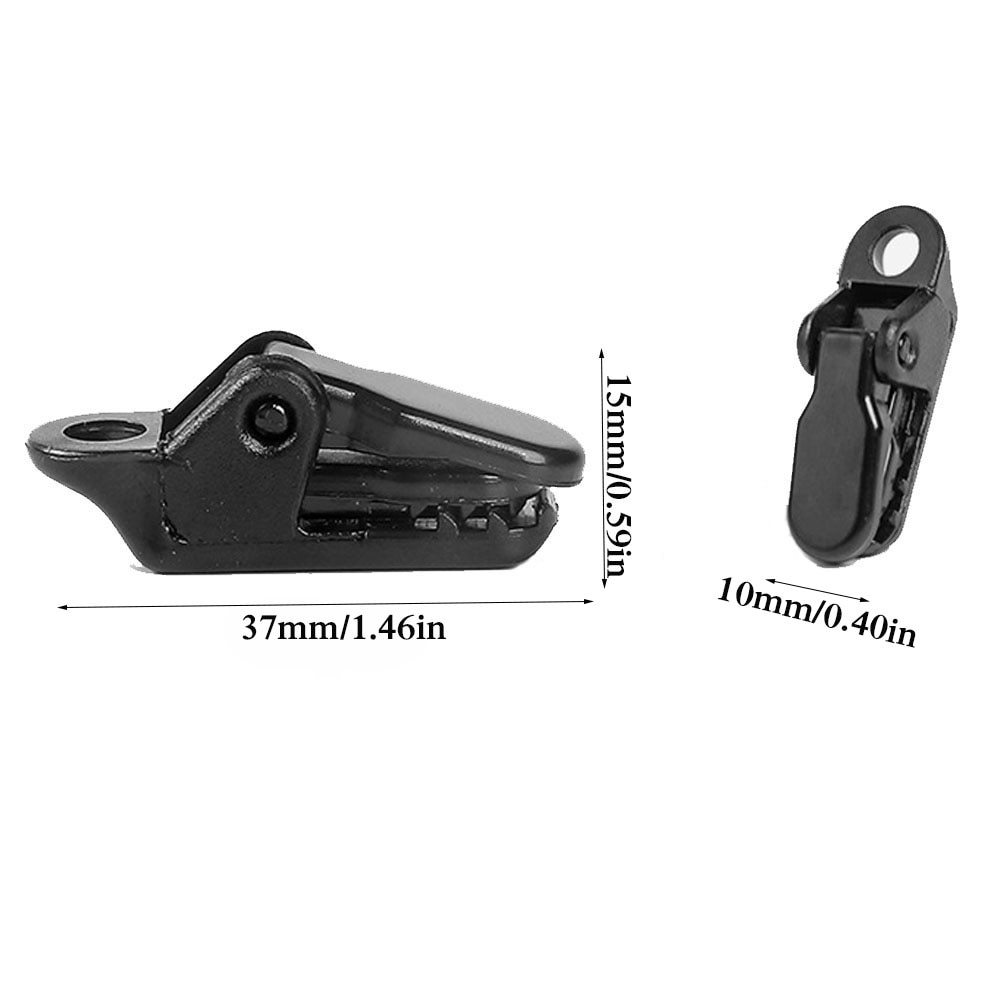 New-10Pcs Outdoor Awning Clamp - Outdoor Camping Tarp recension och pris