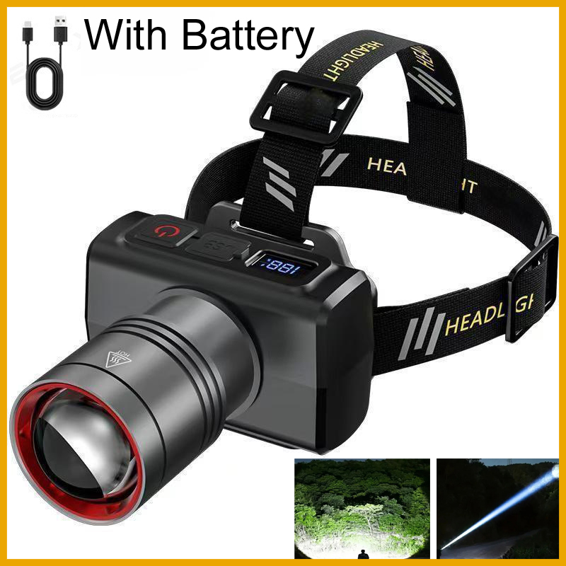 2026 LED digital Rechargeable  - Headlamp recension och pris