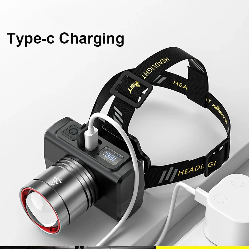 2026 LED digital Rechargeable  - Headlamp recension och pris