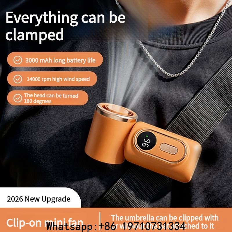 Portable Handheld Fan Mini Cli - Outdoor Camping Umbrella recension och pris