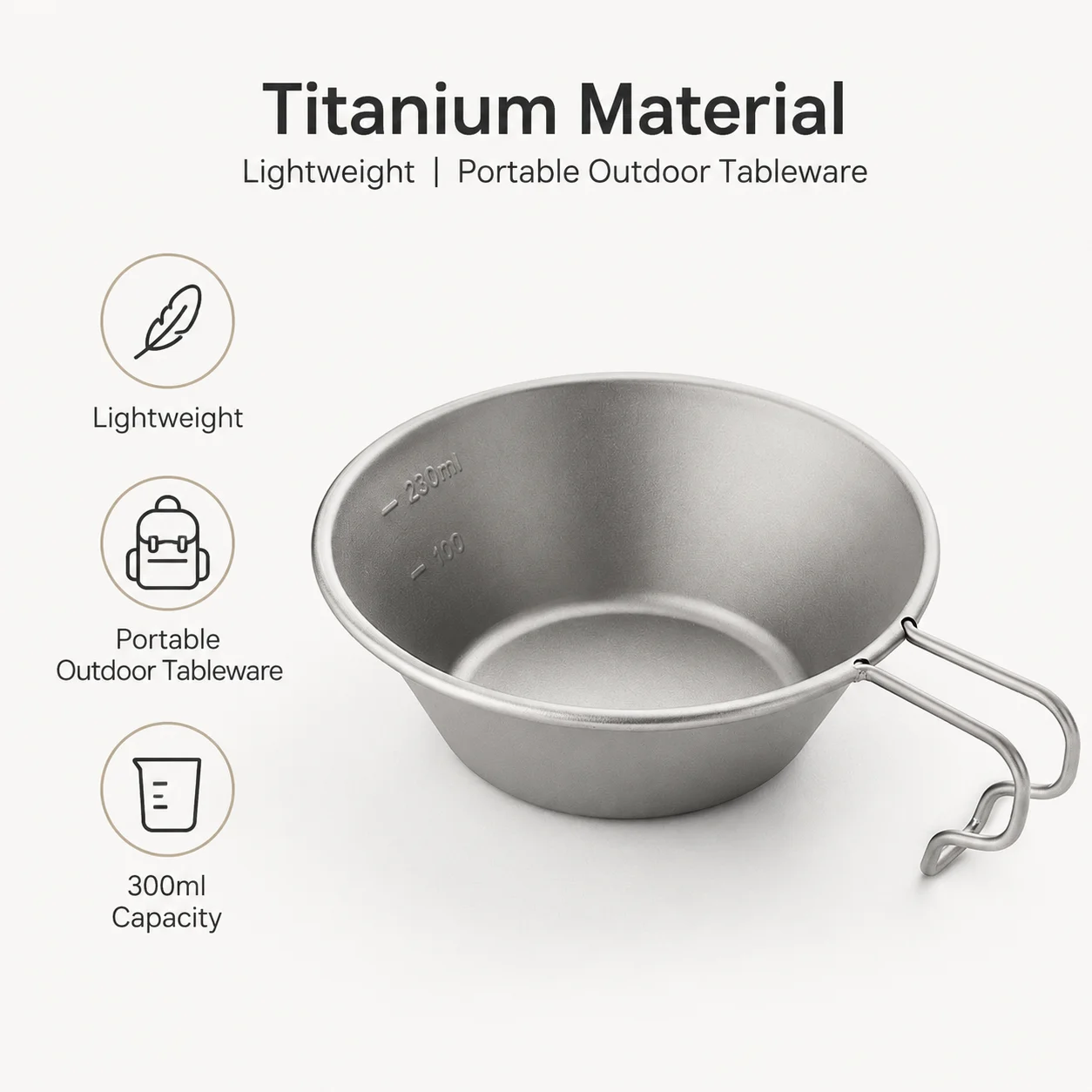 Titanium Sierra Bowl Lightweig - Outdoor Camping Meals recension och pris