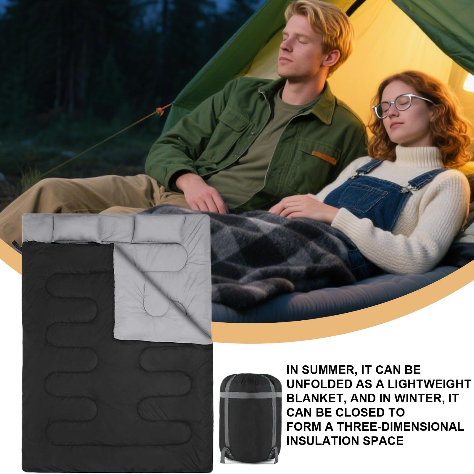 Adults Double Sleeping Bag 2 P - Outdoor Camping Activities For Adults recension och pris