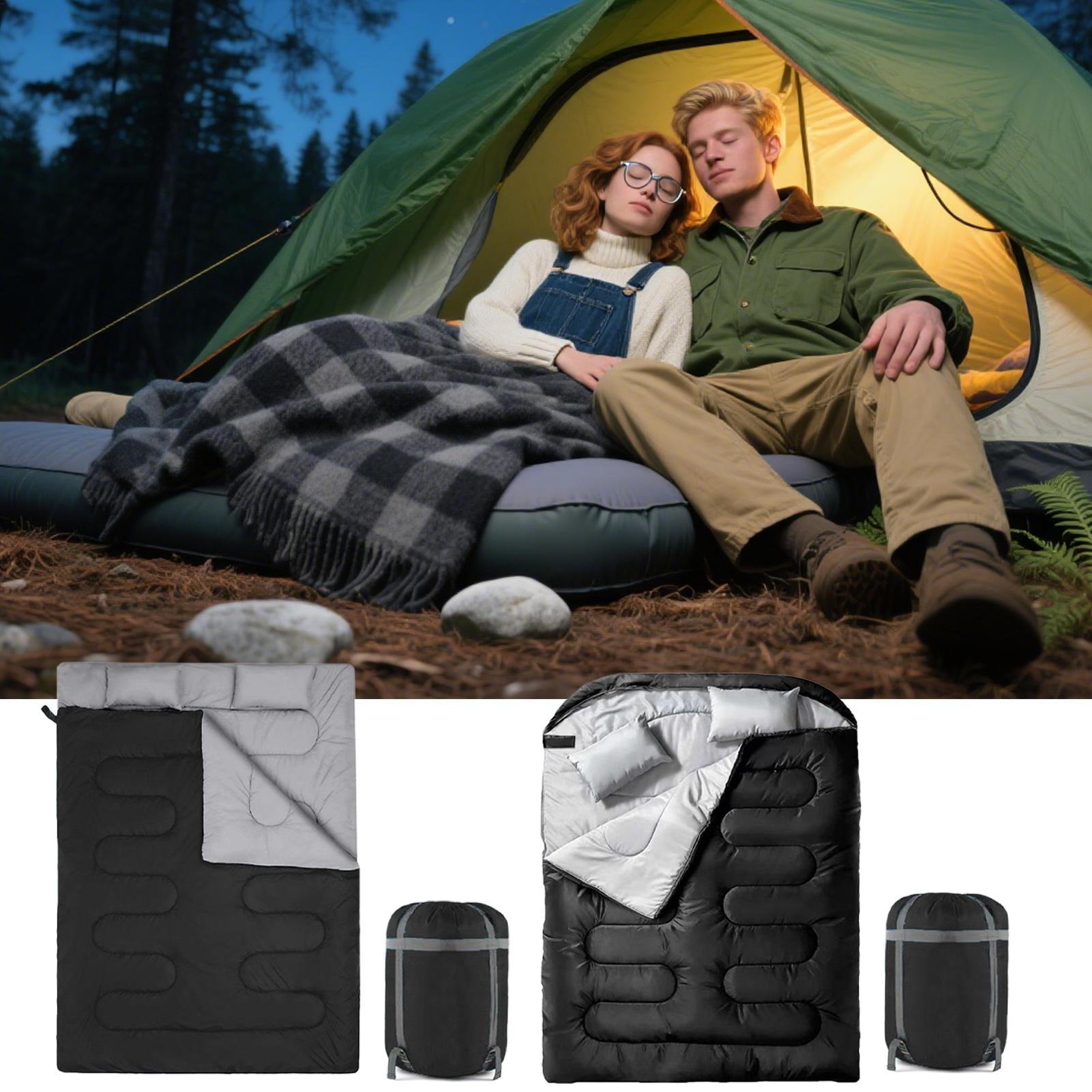 Adults Double Sleeping Bag 2 P - Outdoor Camping Activities For Adults recension och pris