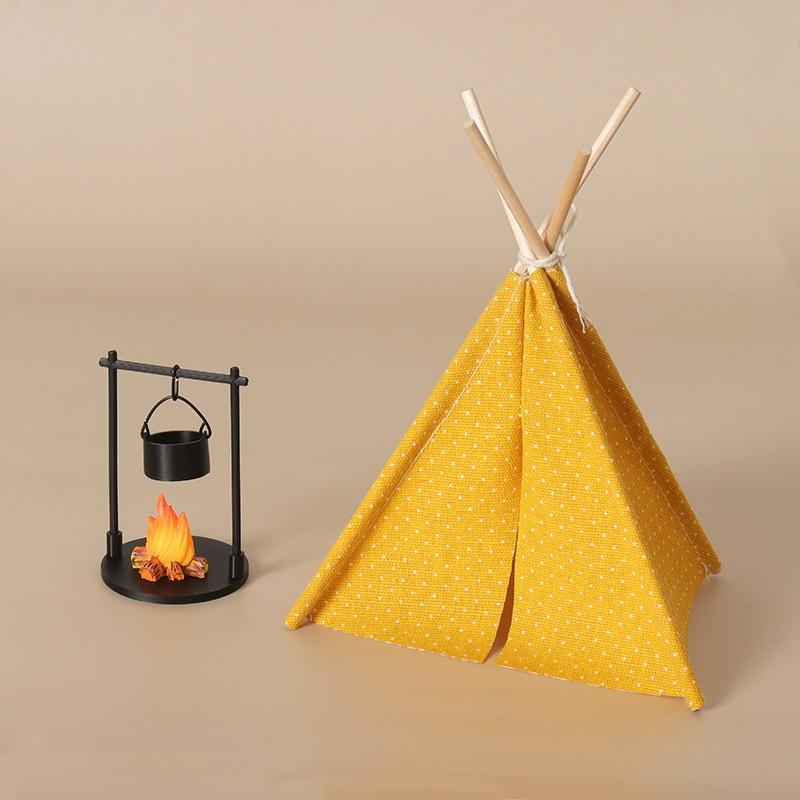 New 1:12 Scale Camping Tent Mo - Outdoor Camping Toys recension och pris