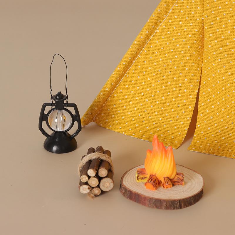New 1:12 Scale Camping Tent Mo - Outdoor Camping Toys recension och pris
