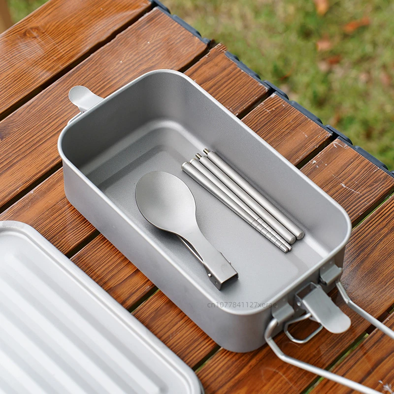 Outdoor Pure Titanium Square L - Outdoor Camping Meals recension och pris