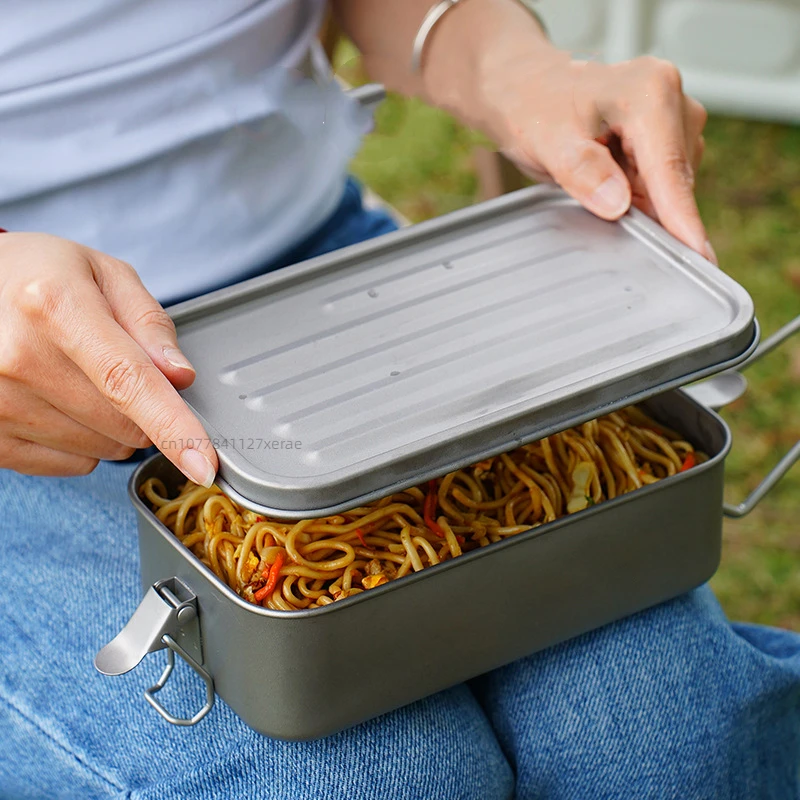 Outdoor Pure Titanium Square L - Outdoor Camping Meals recension och pris
