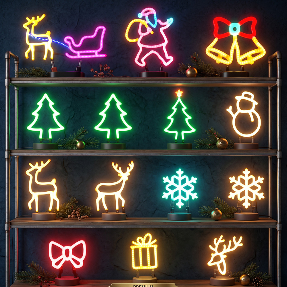 Christmas Decoration LED Neon  - Headlamp recension och pris