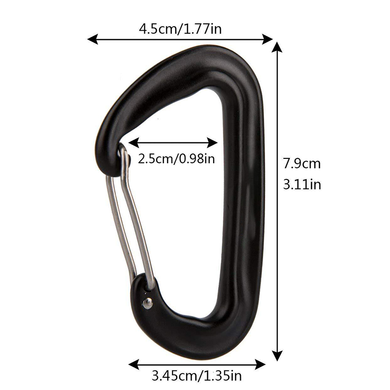 10/20Pcs Aluminum Alloy D-Shap - Outdoor Camping Hammock recension och pris