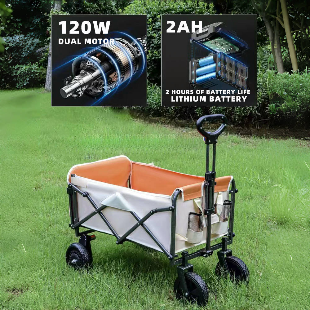 Electric Camping Wagon Cart Fo - Camp Table Folding recension och pris