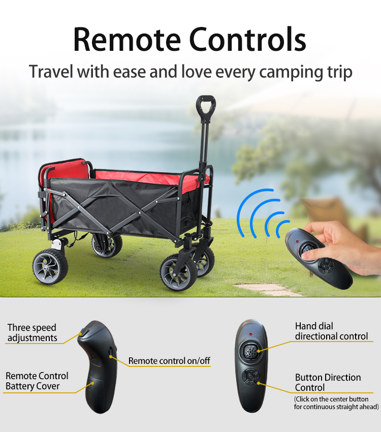 Electric Camping Wagon Cart Fo - Camp Table Folding recension och pris