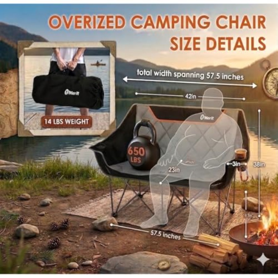 Oversized Fully Padded Camping - Camping Quad recension och pris