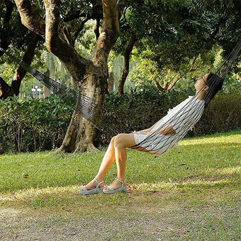 Nylon Rope Meshy Hammock for O - Outdoor Camping Hammock recension och pris