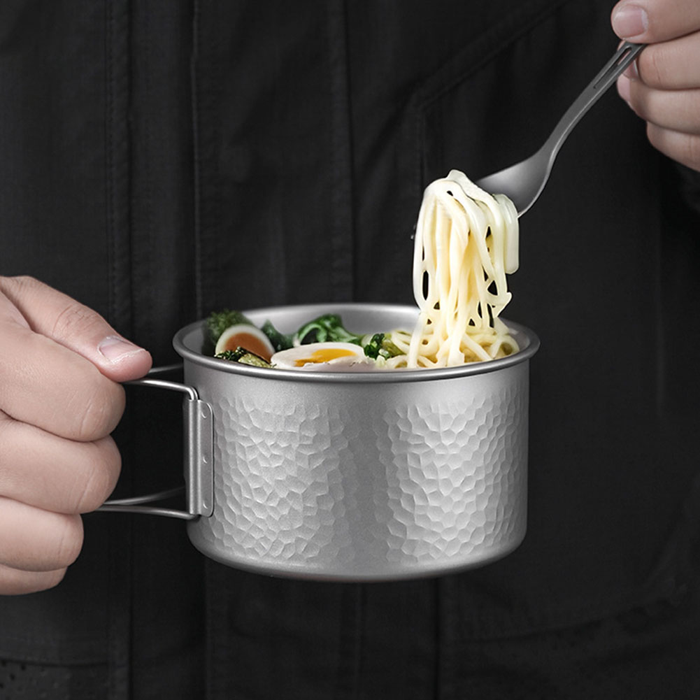 Pure Ti Camping Bowl With Fold - Outdoor Camping Meals recension och pris