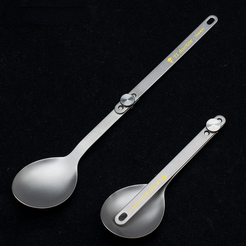 Pure Titanium Cutlery Spoon Fo - Outdoor Camping Uk recension och pris