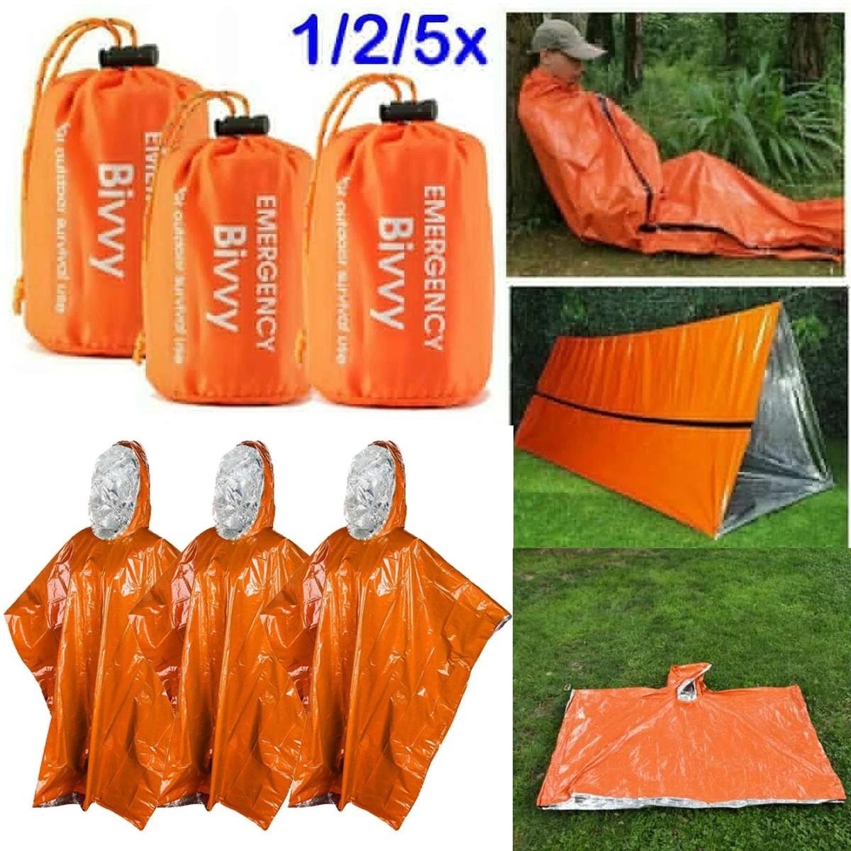 Emergency Sleeping Bag Thermal - Outdoor Camping Activities For Adults recension och pris