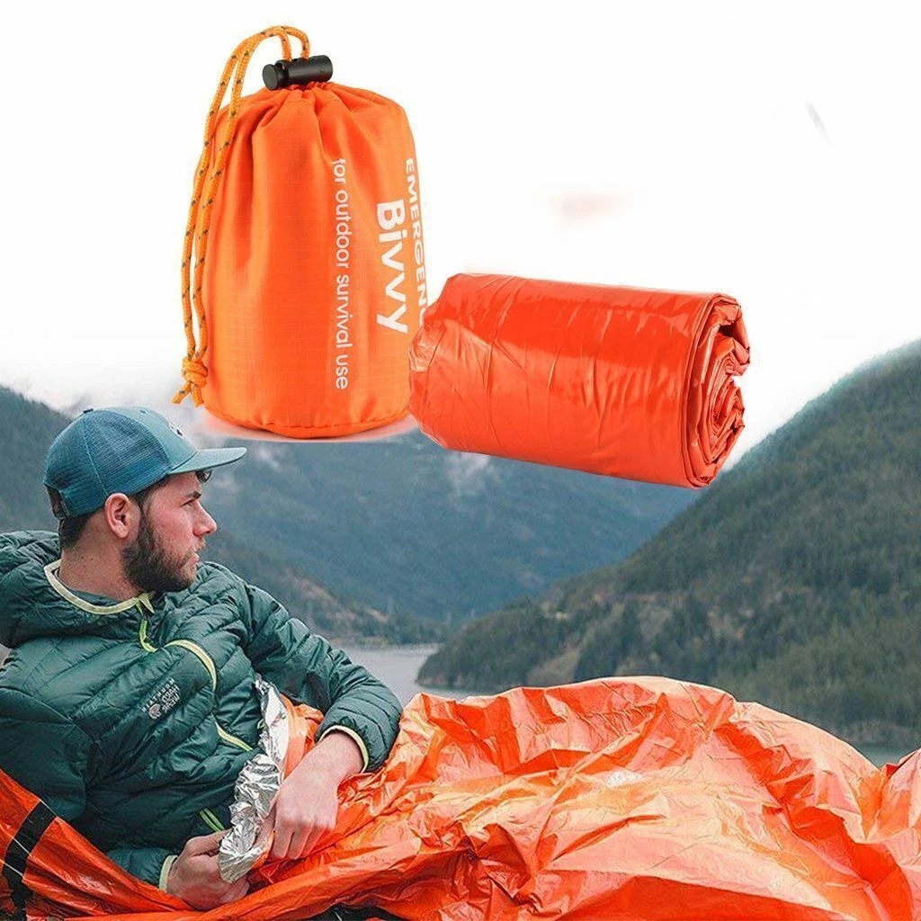 Emergency Sleeping Bag Thermal - Outdoor Camping Activities For Adults recension och pris