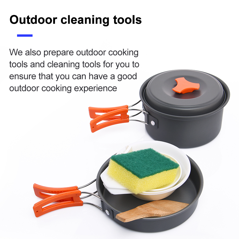Widesea Camping Outdoor Cookwa - Outdoor Camping Dining Set recension och pris
