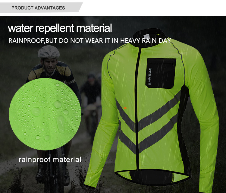 WOSAWE Reflective Cycling Wind - Camping Quad recension och pris