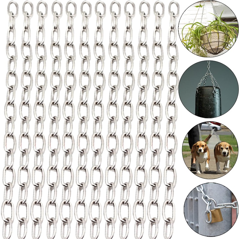 Stainless Steel Chains Sling L - Outdoor Camping Dog Fence recension och pris