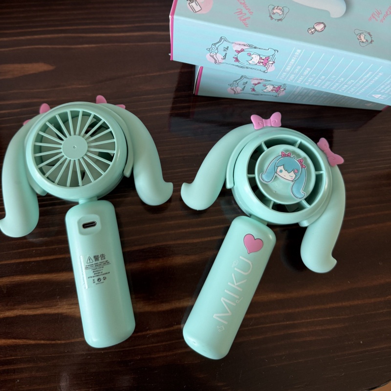 Hatsune Miku Mini Handheld Fan - Outdoor Camping Toys recension och pris