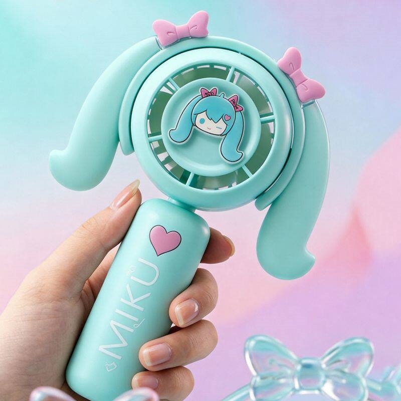 Hatsune Miku Mini Handheld Fan - Outdoor Camping Toys recension och pris