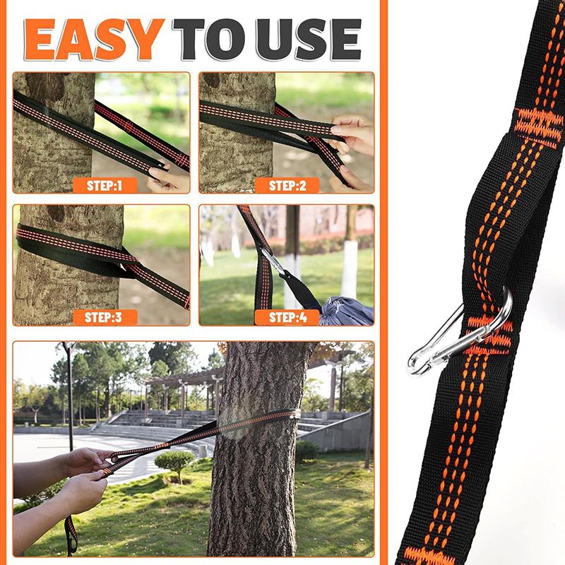 【2Pcs Special Reinforced Polye - Outdoor Camping Hammock recension och pris