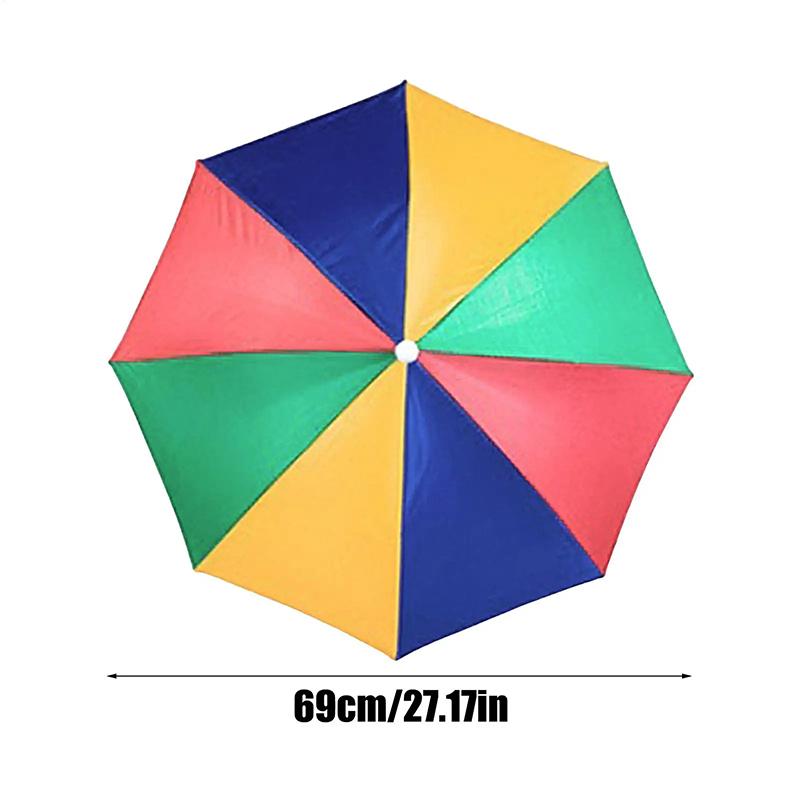 Foldable Head Wear Umbrella Ha - Outdoor Camping Activities For Adults recension och pris