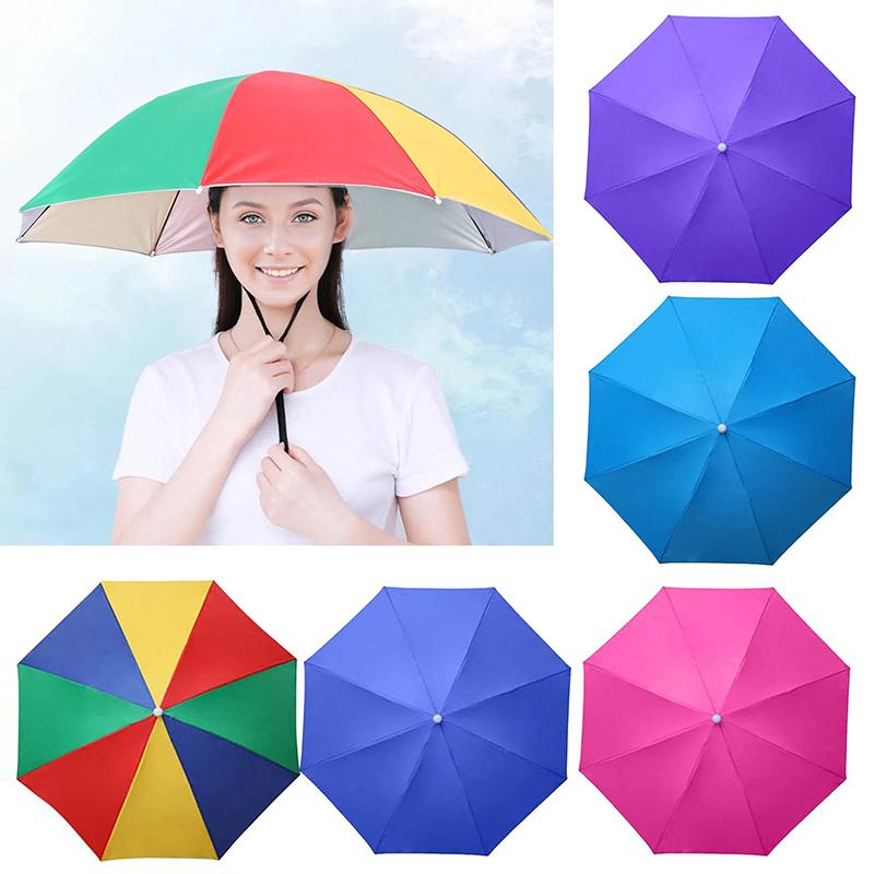 Foldable Head Wear Umbrella Ha - Outdoor Camping Activities For Adults recension och pris