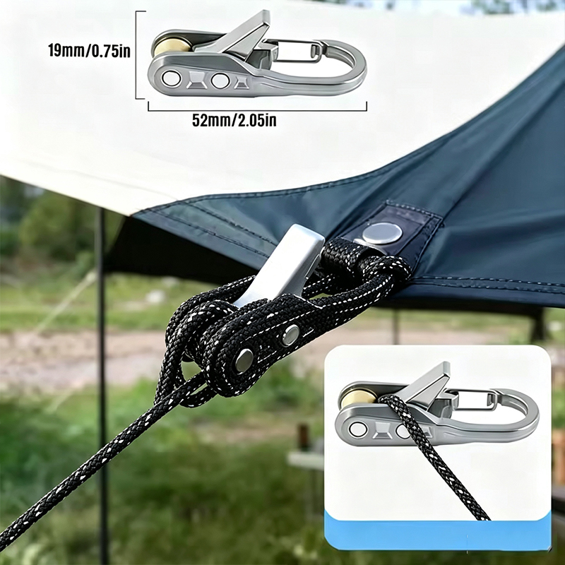 3-15PC Rope Tightening Tool, H - Outdoor Camping Hammock recension och pris