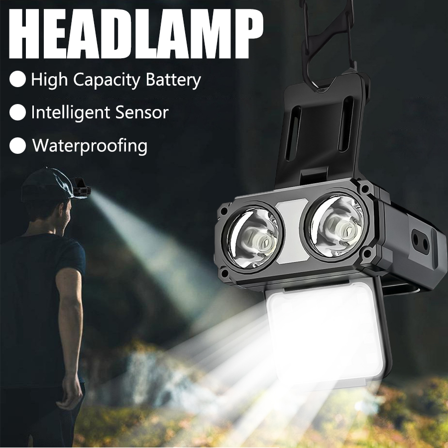 Sensor COB LED Headlamp Cap Cl - Headlamp recension och pris