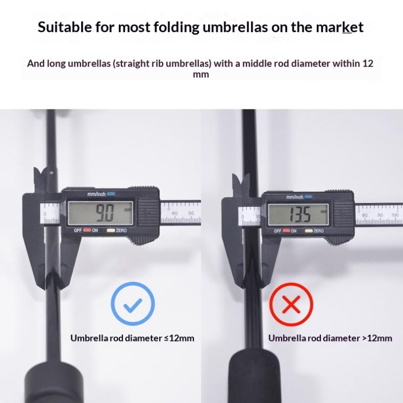 1Set Polyester Plastic Umbrell - Outdoor Camping Umbrella recension och pris