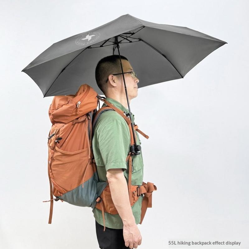 1Set Polyester Plastic Umbrell - Outdoor Camping Umbrella recension och pris