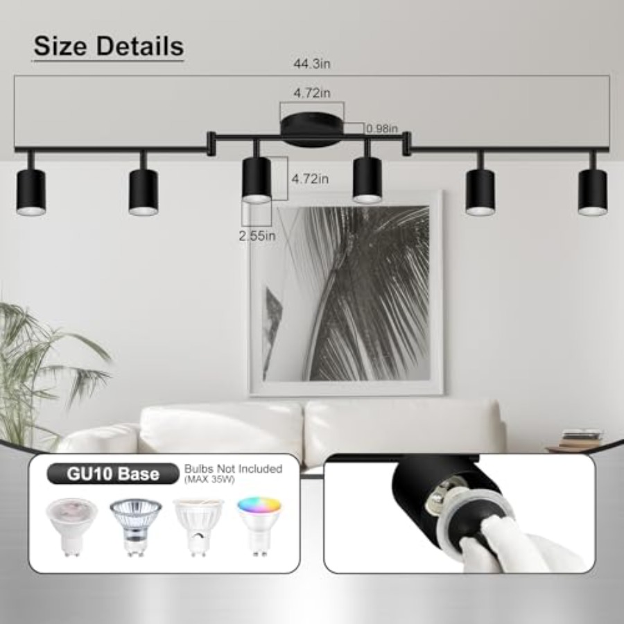 Track ing Fixtures Ceiling, Ma - Headlamp recension och pris