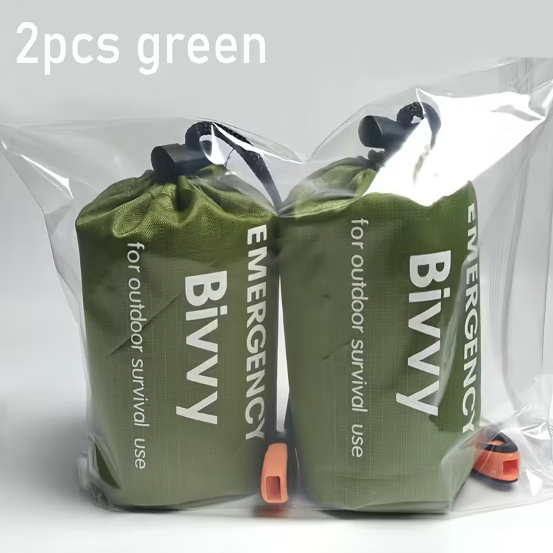 2 emergency sleeping bags, sui - Outdoor Camping Activities For Adults recension och pris