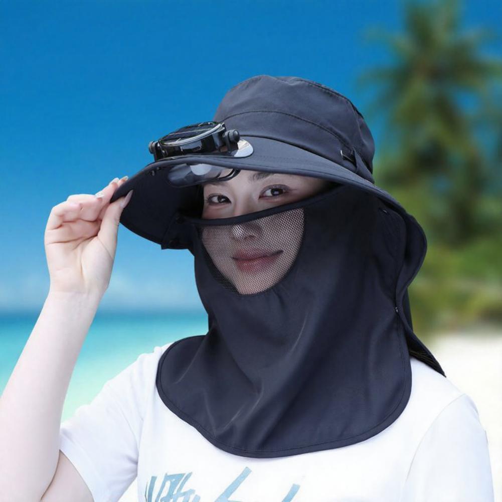 Solar Fan Hat Active Sun Hat L - Outdoor Camping Activities For Adults recension och pris