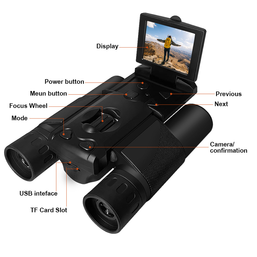 Digital Camera Binoculars 2.0  - Outdoor Camping Videos recension och pris