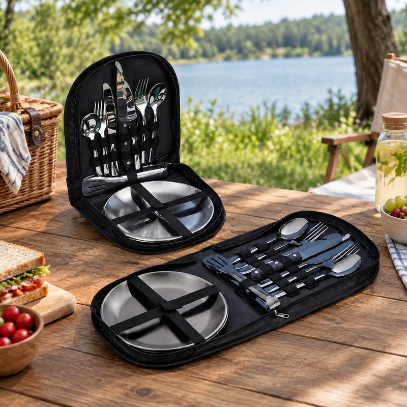Compact Two-Person Camping Din - Outdoor Camping Meals recension och pris