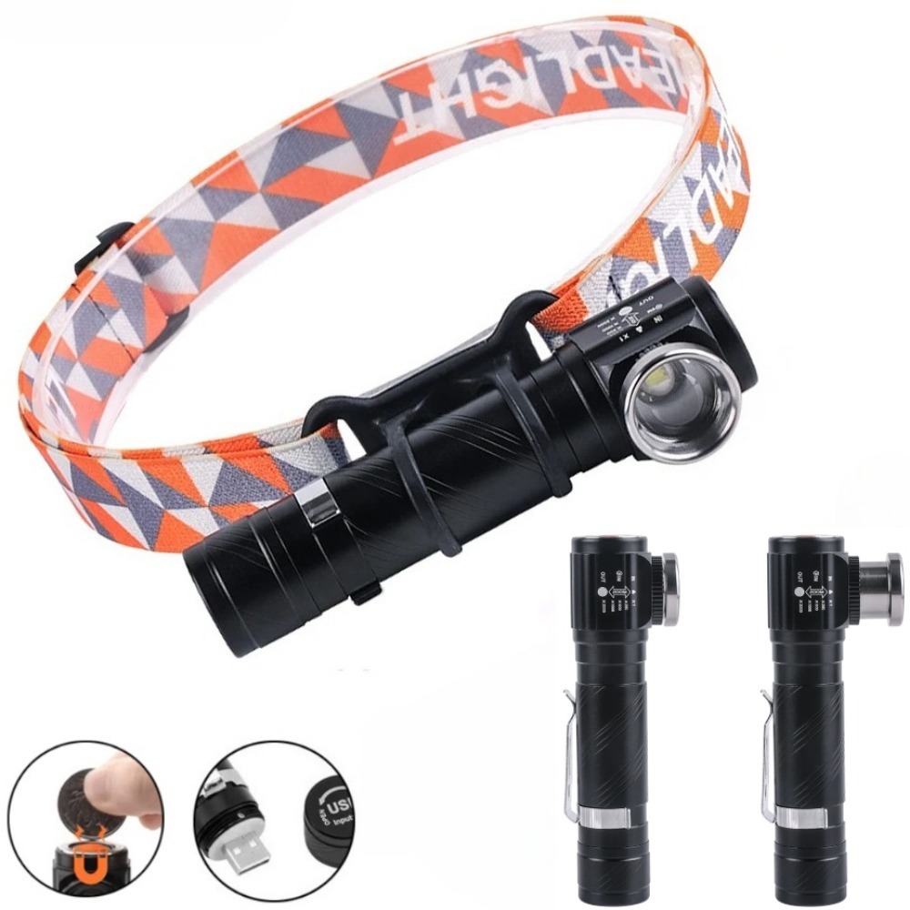 Super Bright LED 90 ° Headlamp - Headlamp recension och pris